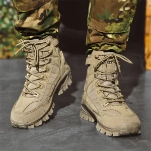 New Hiking Shoes Tactical Boots Mens Shoes Outdoor Sneakers Mountaineering Thick Soles Jogging Platform Botas Cuturno Masculinas