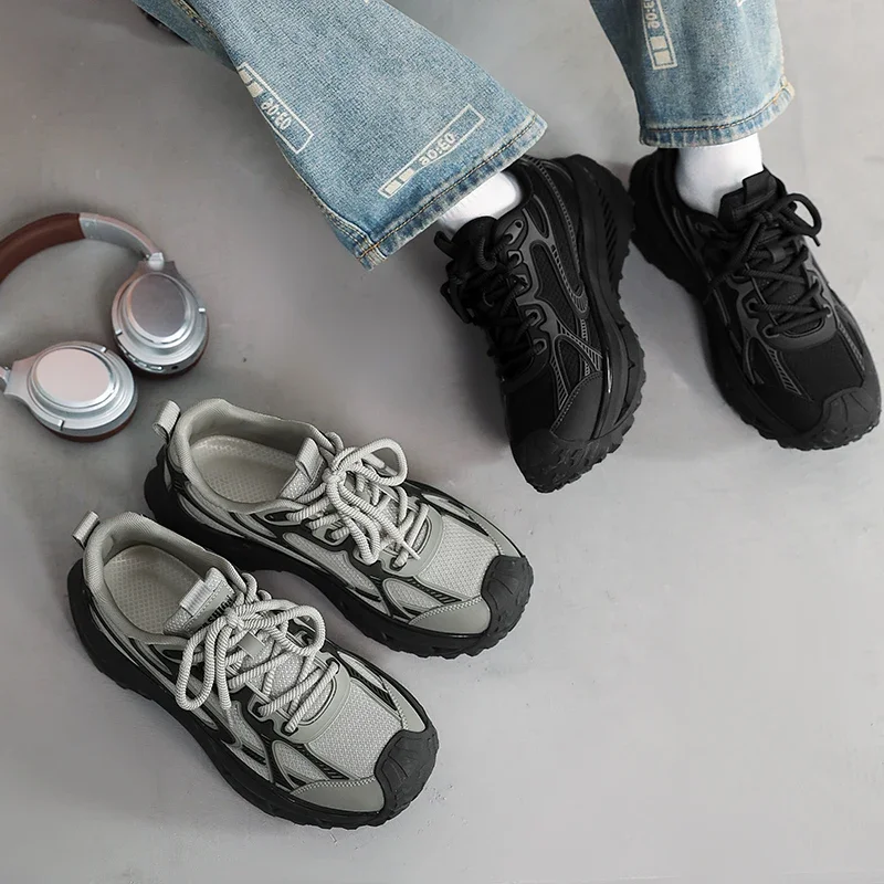 Men's Sports Shoes Casual Shoes Men's Shoes Retro Luxury Shoes Coach Race Breathable Shoes Fashionable Loafers Men's Running - Image 5