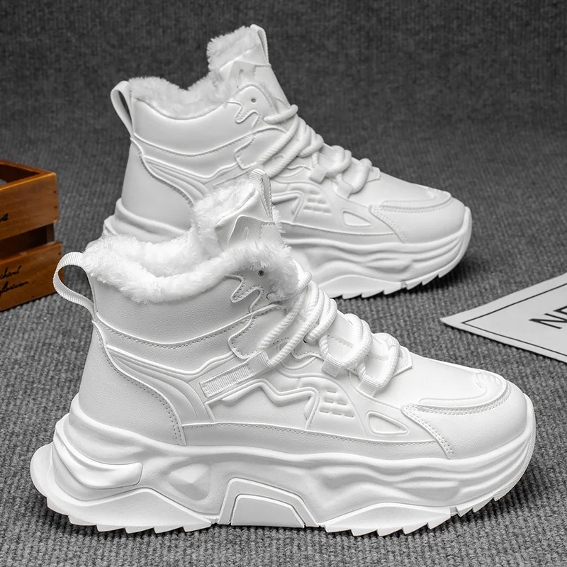 Thick Sole Versatile Clunky Sneaker for Men 2025 New Trend Mesh Lace Up Breathable Casual Sports Shoes Increased Soft Soles - Image 2