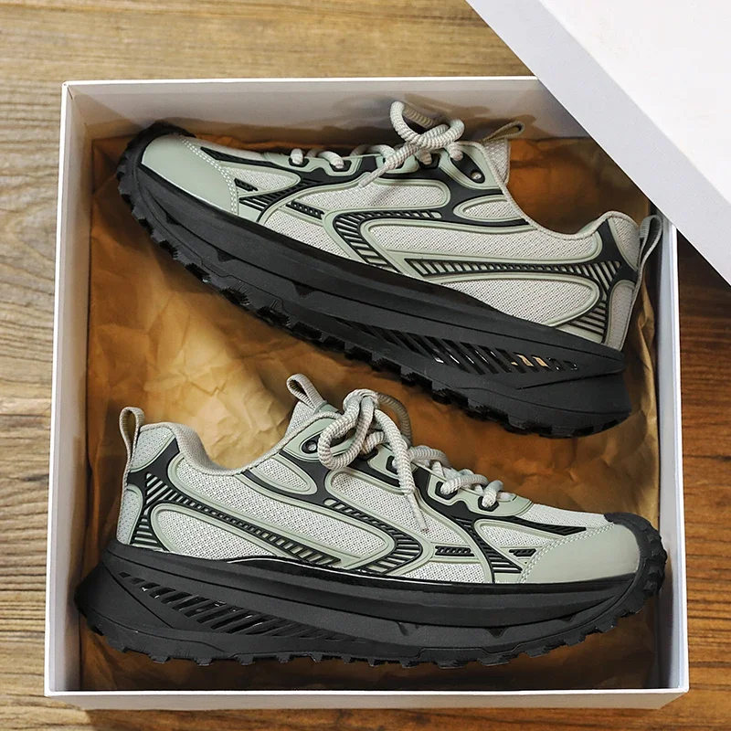 Men's Sports Shoes Casual Shoes Men's Shoes Retro Luxury Shoes Coach Race Breathable Shoes Fashionable Loafers Men's Running - Image 2